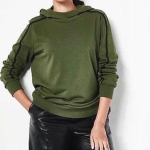 Jason Wu Green French Terry Hoodie Sweatshirt Hoodie women’s Sz XXS